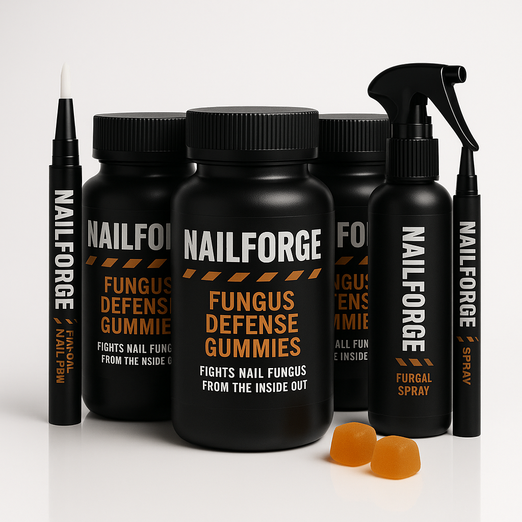 Maximum Clearance in 90 Days — NailForge Complete System (3× Gummies + 2× Pens + Spray)