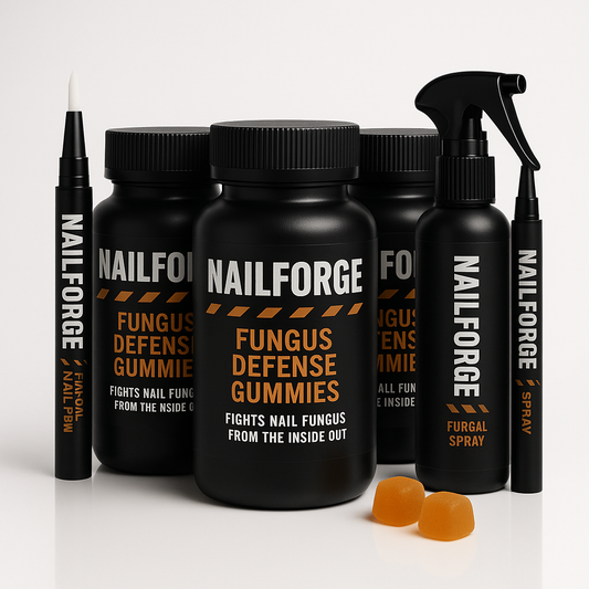 Maximum Clearance in 90 Days — NailForge Complete System (3× Gummies + 2× Pens + Spray)